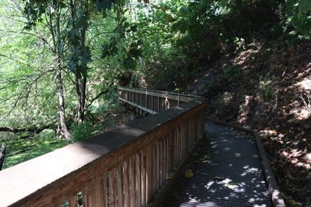 One of several short bridges after the lookout